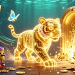 Experience the thrill of pakde4d with digital casino energy, neon tiger, and treasure elements.