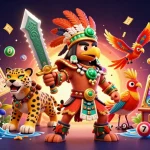 Engage with meme128's thrilling lottery world filled with dynamic numbered balls, prizes, and vibrant characters.