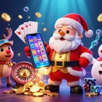 Win big today with Link Slot Gacor in a vibrant 3D casino scene showcasing essential gaming elements.