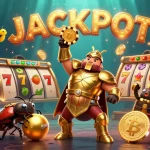 Situs Oke25 mempersembahkan jackpot dengan karakter bergaya lucu dan elemen kasino yang memikat.