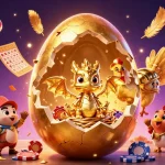 Slot gacor menghadirkan momen kemenangan terbaik dengan naga emas dan chip poker.