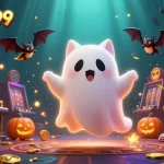 Spin the reels with bolaslot99 as the friendly ghost cat explores a haunted casino!
