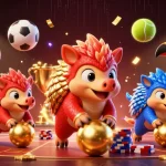Mainkan gacor77 dengan pangolin bertanding sambil menggulung bola emas di kasino