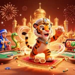 Experience popotogel’s vibrant gaming world with rich 3D imagery showcasing exciting slot and poker elements.