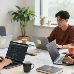 Tim pengembang menyusun kode di https://predictplay.io/ dengan perangkat modern dan kolaboratif.