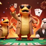 Experience the thrill of the best paying casino games with vibrant characters in a dynamic scene.